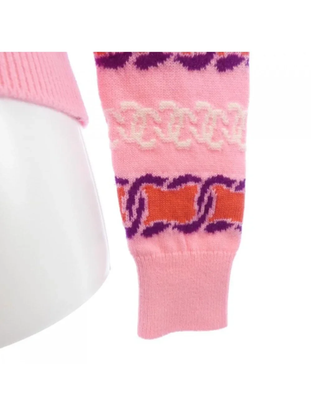 Chanel 23B Knit Sweater Pink